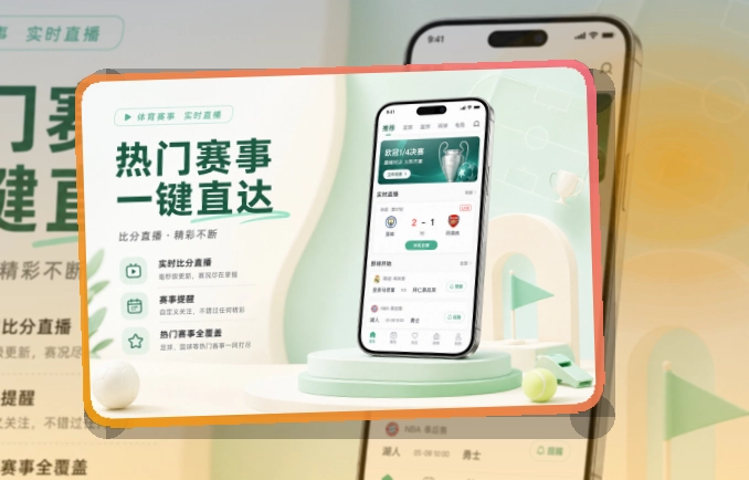 安装流程说明 · 赛事信息App · 长期使用更省心界面展示